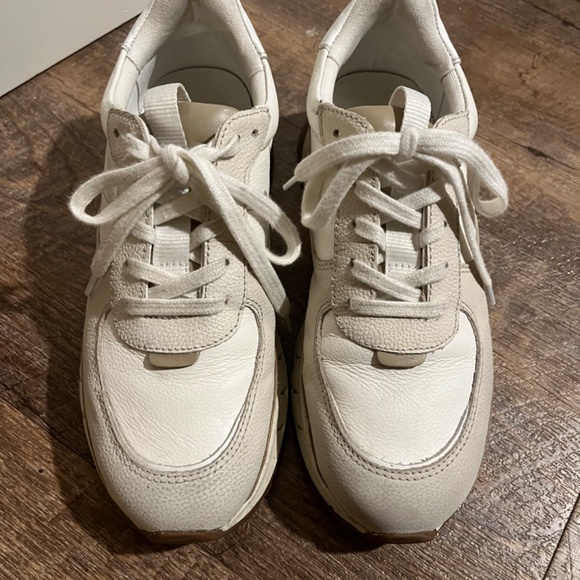 Madewell Kickoff Trainer Sneakers in Neutral Colorblock Leather - Picture 2 of 9
